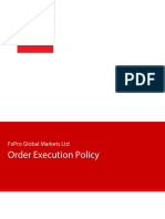 Order Execution Policy
