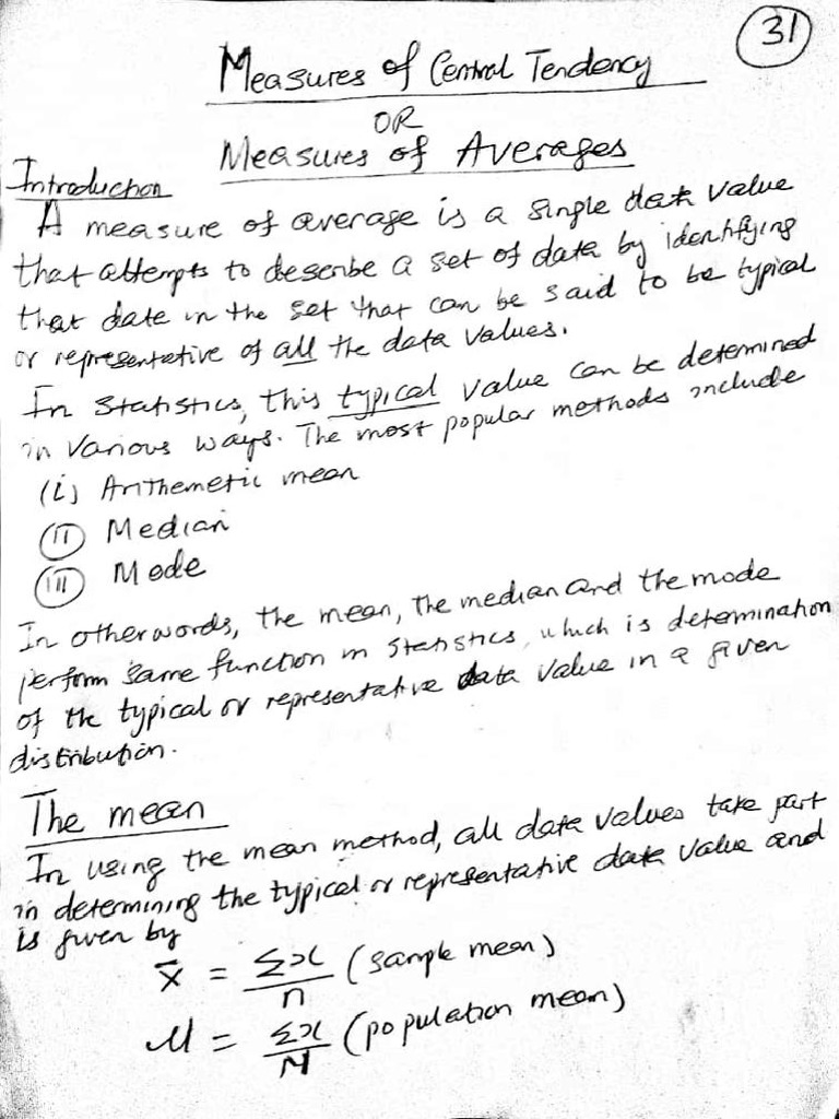 Statistics PDF 3 | PDF