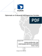 Evolucion de Teoria y Pactica de Evaluacion