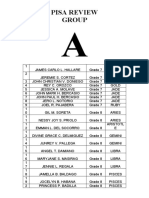 Pisa Review Group