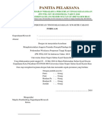 Form A. 01 Kesediaan Perguruan Tinggi Keagamaan Kwartir Cabang