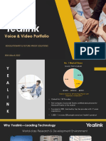 Introduction To Yealink Voice & Video Portfolio Slides PDF