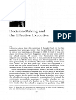 Decision-Making: The Effective