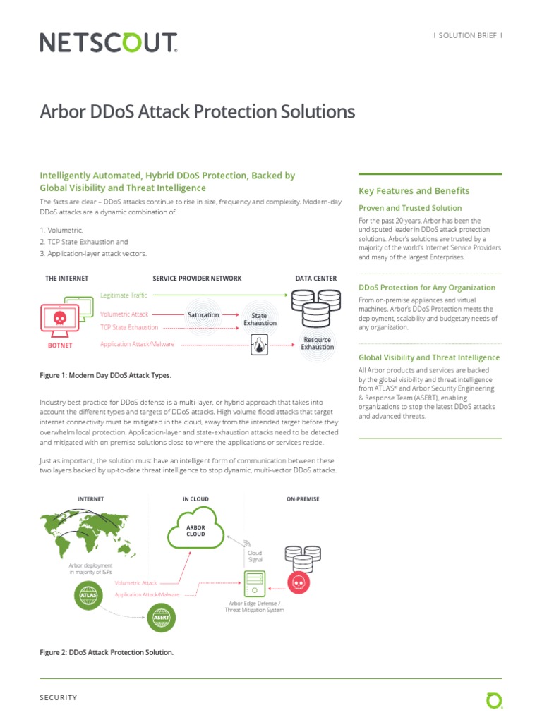 SECSB 001 EN2001 Arbor DDoS Attack Protection Solutions 0