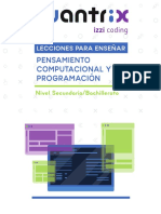 Pensamiento Computacional y Programación