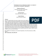 Jing_Effectiveness of Fiscal Federalism for Poverty Reduction in Nigeria An Analysis of Federal and State Governments Expenditures