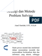 PT 8 Mei - PROBLEM SOLVING - STRATEGI DAN METODE