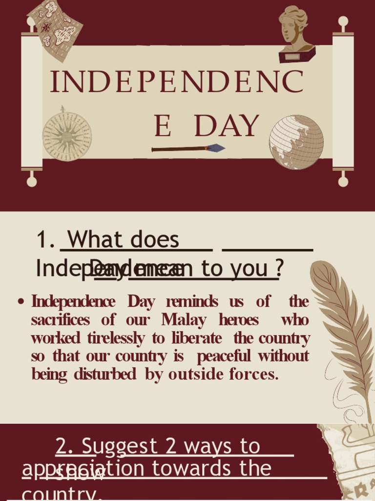 Independence Day Group 1 | PDF | Travel | Politics
