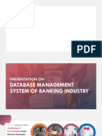Presentation On Database Management System of Banking Industry