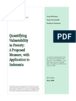 Quantifying Vulnerability to Poverty in Indonesia