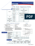 RC2-470A screw compressor specifications