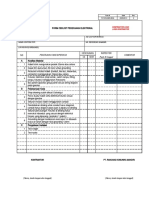 Form Ceklist Pekerjaan Elektrikal