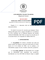 Luis Armando Tolosa Villabona: Aprobado en Sala de Veintiuno de Marzo de Dos Mil Dieciocho