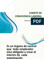 Comité de Convivencia Laboral y Resolución de Conflictos