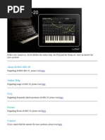 Download Korg iMs-20 Manual by maxe1234 SN58640705 doc pdf