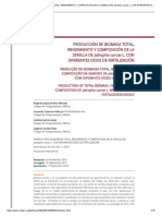 PRODUCCIÓN DE BIOMASA TOTAL, RENDIMIENTO Y COMPOSICIÓN DE LA SEMILLA DE Jatropha Curcas L. CON DIFERENTES DOSIS DE FERTILIZACIÓN