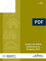 25e3 - Analisis Del Deficit Habitacional en Paraguay, 2012