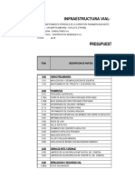 Presupuesto Reparacion de Pavimentos 25-10-2018