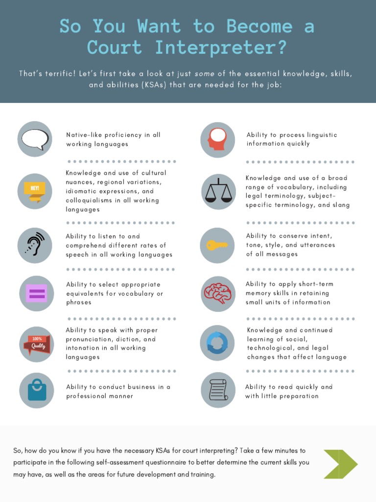 Court Interpreter Skills Assessment Guide | PDF | Language ...
