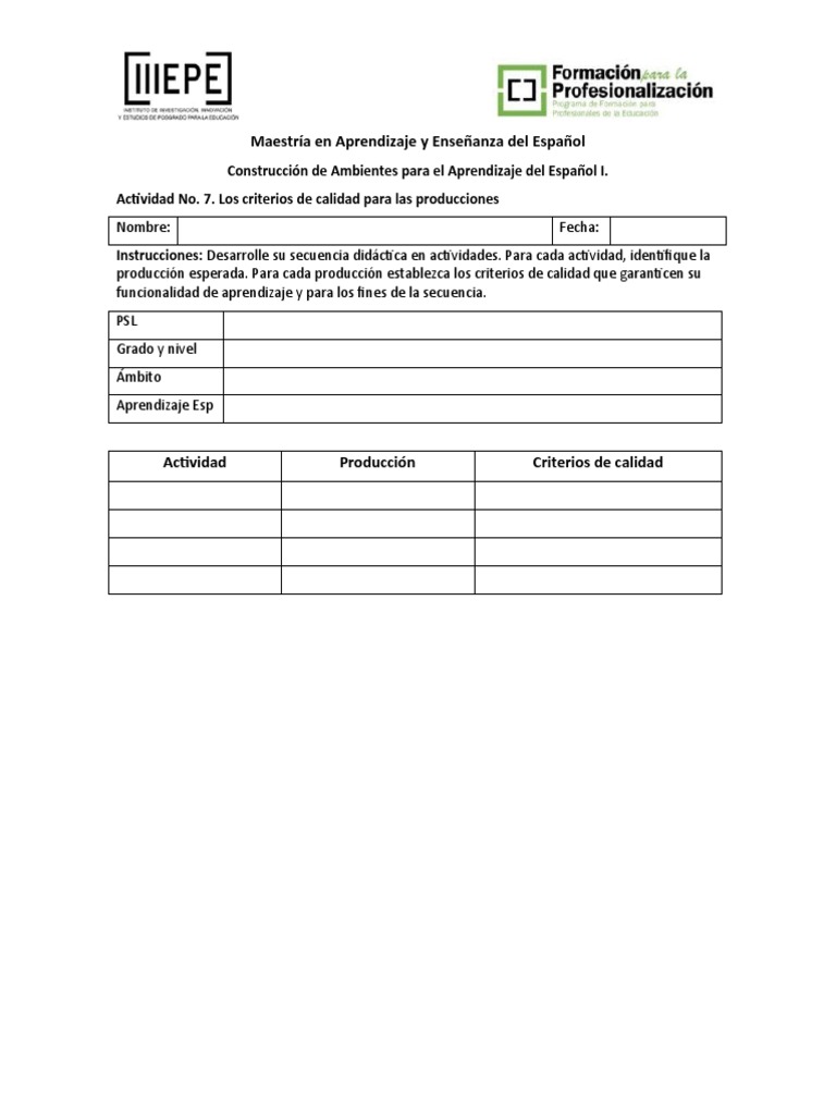 Actividad 07 | PDF | Crecimiento personal y profesional | Arte
