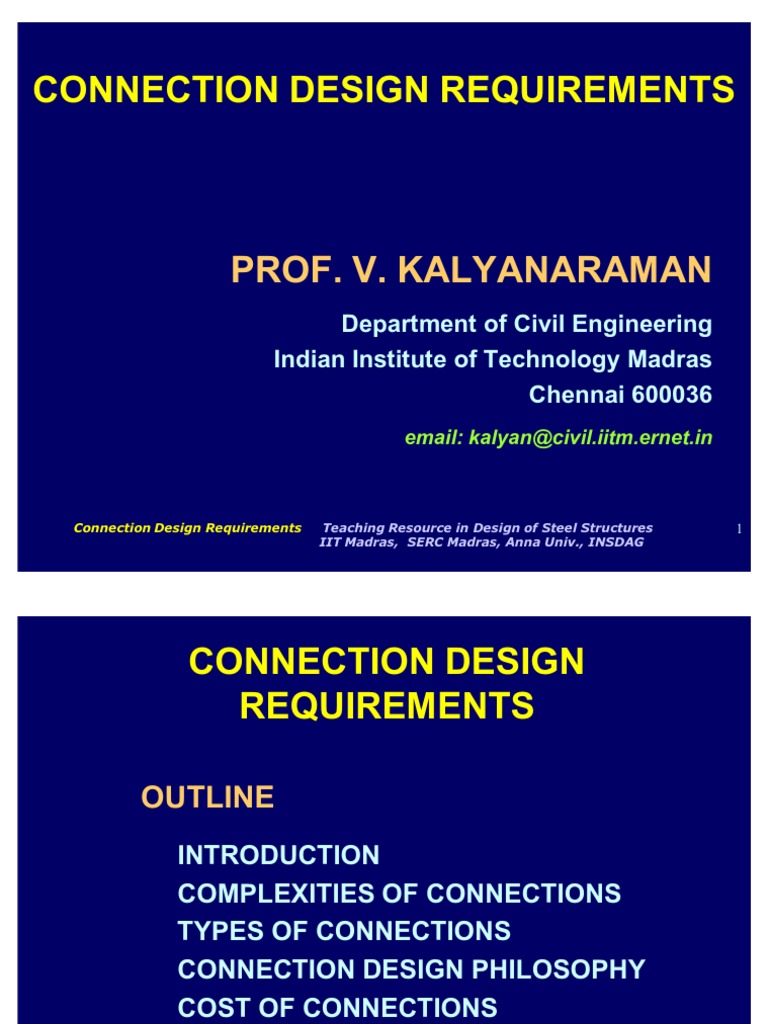 Engineering Connection Design Guide | PDF