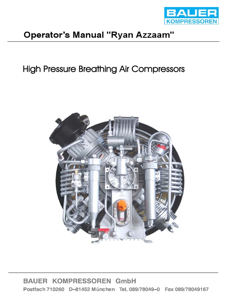 Bauer Compressor PDF Valve Electrician