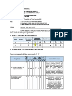 Informe Del Docente Secundaria 21-07-2022