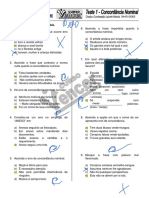 Concordância nominal: erros e acertos