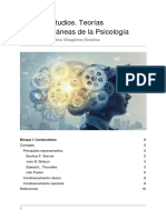 Guía de Estudios. Teorías Contemporáneas de La Psicología: Profesora Ana Cristina Villagómez Bolaños