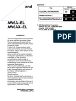 Automatic Transaxle and Transfer Workshop Manual Aw6A-El Aw6Ax-El
