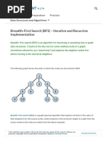 Breadth-First Search (BFS) - Iterative and Recursive-Implementation