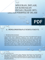 PENGANGGURAN, INFLASI, DAN KEBIJAKAN PEMERINTAH (TRADE OFF) DALAM PERSPEKTIF ISLAM