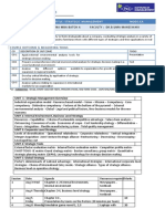 21GM32 - Strategic Management Course Plan