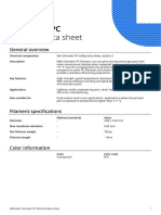 Ultimaker PC: Technical Data Sheet