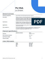 Ultimaker TPU 95A: Technical Data Sheet