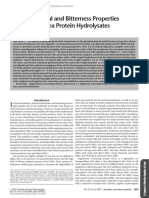 Physicochemical and Bitterness Properties of Enzymatic Pea Protein Hydrolysates