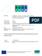 Standard Operating Protocol (SOP) On Data Quality Assurance and Quality Control