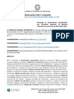 RESOLUÇÃO CFM Nº 2.303/2022: (Publicada No D.O.U. de 14 de Fevereiro de 2022, Seção I, P. 118)