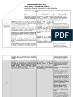 Matriz Referência Ciências Humanas e Sociais Aplicadas 1º Ano