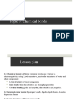 Topic 3: Chemical Bonds