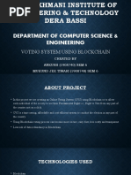 Online Voting System Using Blockchain