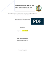 Proyecto Afectación Derecho A La Vivienda