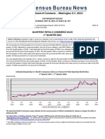 Quarterly Retail E-Commerce Sales 1 QUARTER 2022: For Immediate Release THURSDAY, MAY 19, 2022, AT 10:00 A.M. EDT