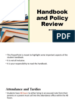 Handbook and Policy Review 22-23