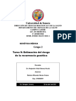 Tarea 9 Cálculo de Riesgo de Recurrencia