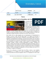 Cuándo nació la República del Ecuador