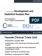 Protocol Development and Statistical Analysis Plan