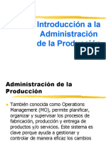 La Adm. de La Produccion