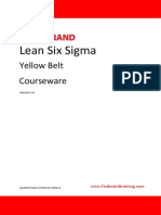 Lean Six Sigma: Yellow Belt Courseware