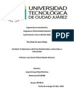 Unidad 3 Electricidad, Resultado de Aprendizaje